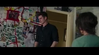 man and woman in front of photo wall — The Amazing Spider Man 2